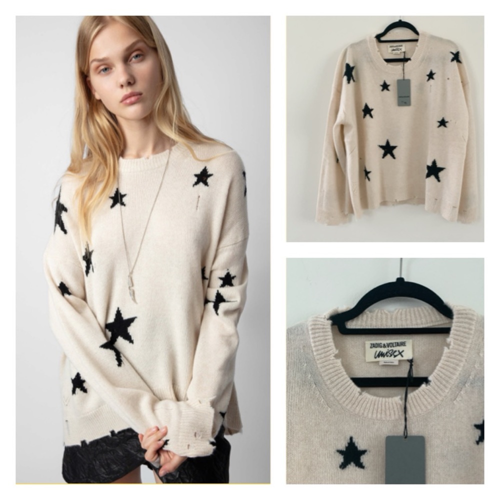 zadig voltaire markus stars sweater